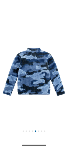 Hurley Boys Sherpa 1/4 Zip Armory Blue Medium NWT - Picture 5 of 8