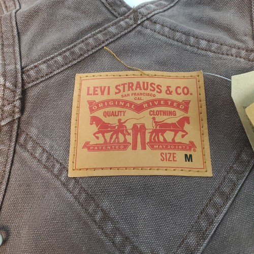 Levi's Workwear Super Sour Overall Garment Dye Purple Overalls 791070021 Size M - Picture 5 of 7