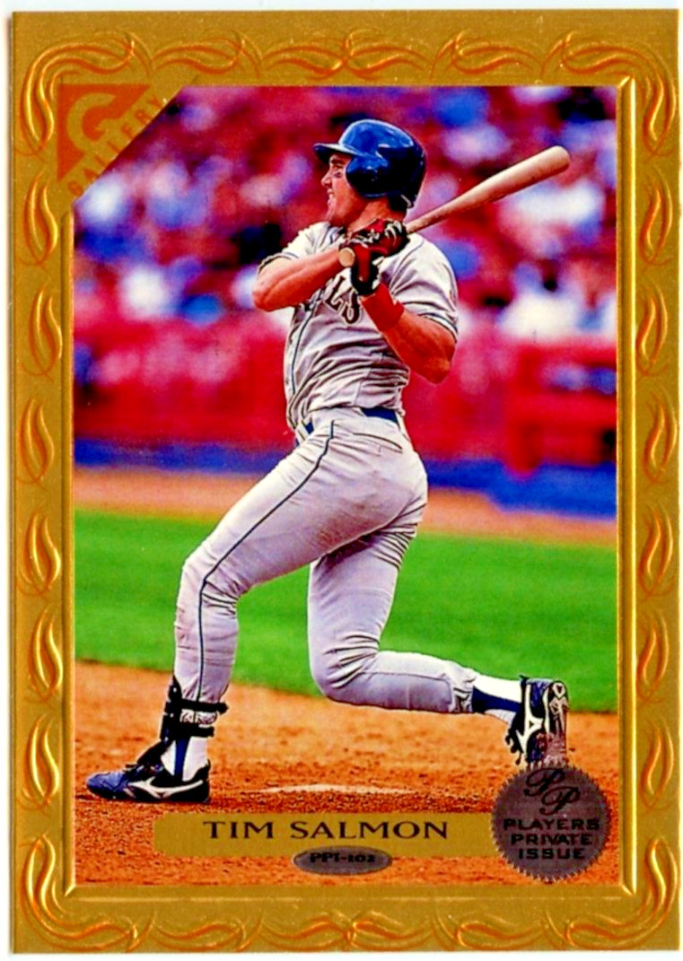1997 Topps Gallery Player's Private Issue Tim Salmon  * CALIFORNIA ANGELS*