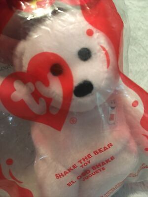 Shake the Bear #8 2004 25th Anniversary Ty McDonalds Happy Meal Plush Shake the Bear #8 2004 25th Anniversary Ty McDonalds Happy Meal Plush