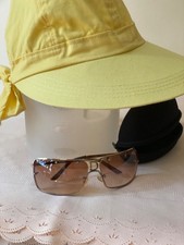 NEW Sun 'N' Sand Cotton Women Bucket Sun Hat Beach Hat Packable  Sun Glasses