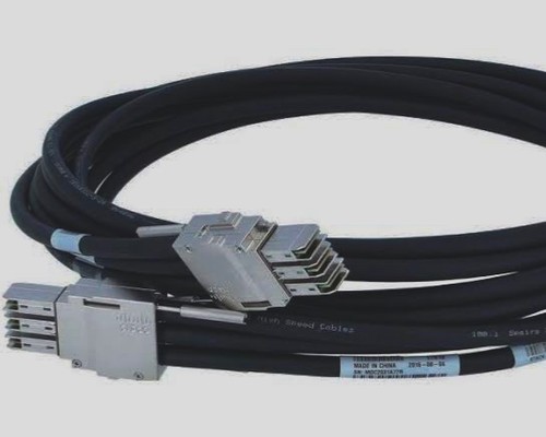 Cisco STACK-T1-3M V01 StackWise 3850 3 meter Stacking Cable 800-40405-01 genuine - 第 1/8 張圖片