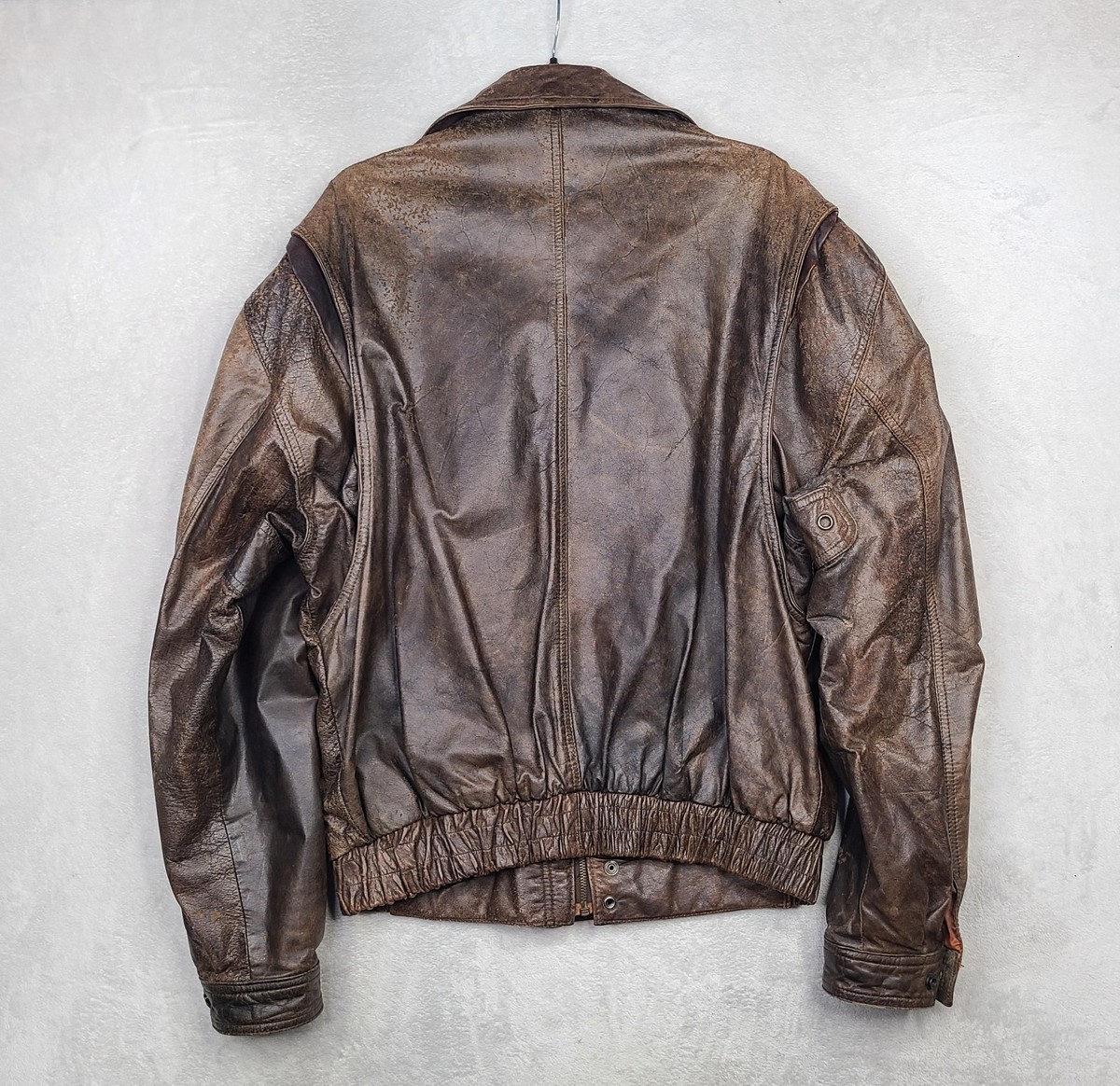 ▪️70’s【REED】 LEATHER JACKET Vintage 70s REED Sportswear Indiana Jones Motorcycle Bomber