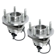 Pair Front Wheel Hub Bearing For Chevy Malibu Cobalt Pontiac G6 Saturn Aura