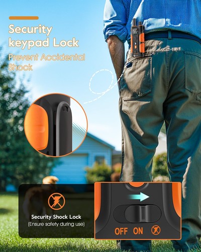 Bousnic Dog Shock Collar - 3300Ft Dog Training Collar with Remote for 5-120lbs - Picture 6 of 8