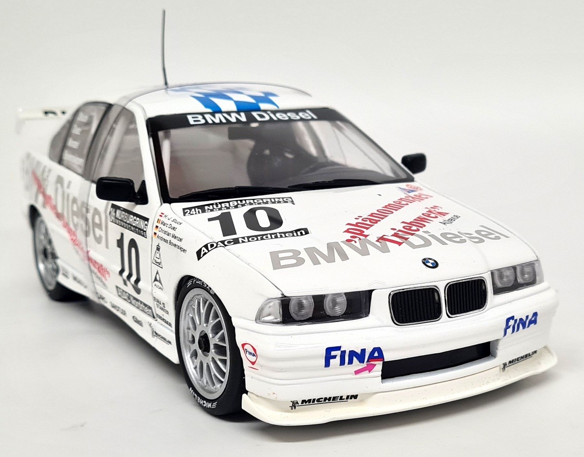 bmw 320d レーシングカー　1/18 UT 1/18 BMW 320d e36 Nurburgring 24H Stuck Duez etc #10 Diecast
