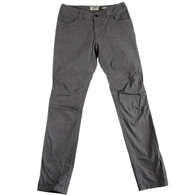 Off The Grid Trailblazer Taper Fit Pants Mens 32x34 Gray Stretch Rugged Workwear