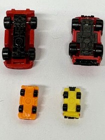 Vintage Micro Machines Lamborghini Ferrari Lot 2 Micros 2 Mini Red Yellow Orange