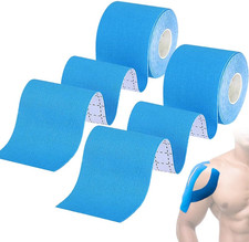 2 Rolls Kinesiology Tape 5m X 5cm Physio Tape Waterproof Elastic Muscle Sports 1.00 per metre