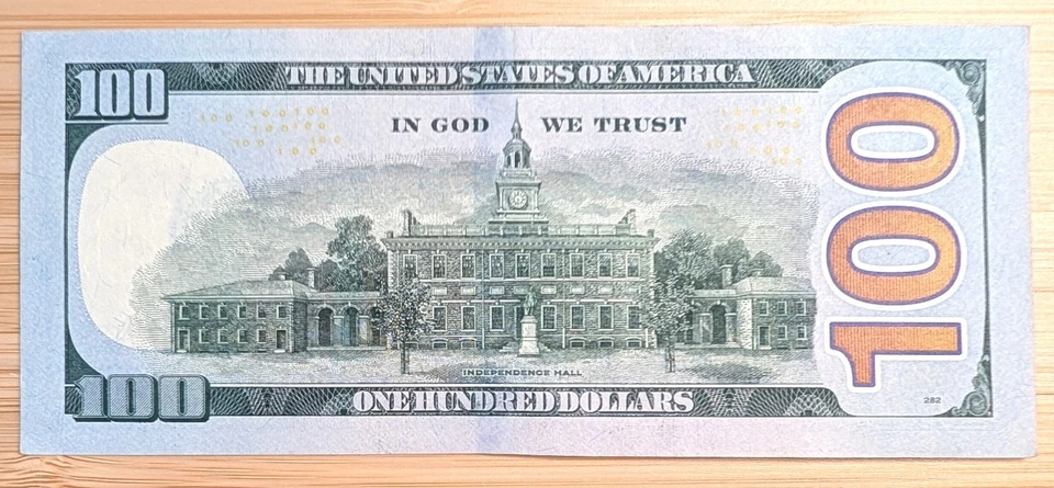 US $100 Dollar Bill Replacement ✯Star✯ Note Series 2013. MD 01390435⭐ - Image 3 of 4