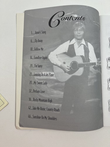 John Denver LOT: Sheet Music Song Books Piano Guitar + 4 DVD's - Picture 13 of 23