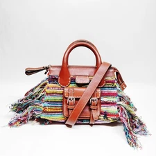 NO TARIFF Chloe Hand Bag Multi Color Fabric 1067155