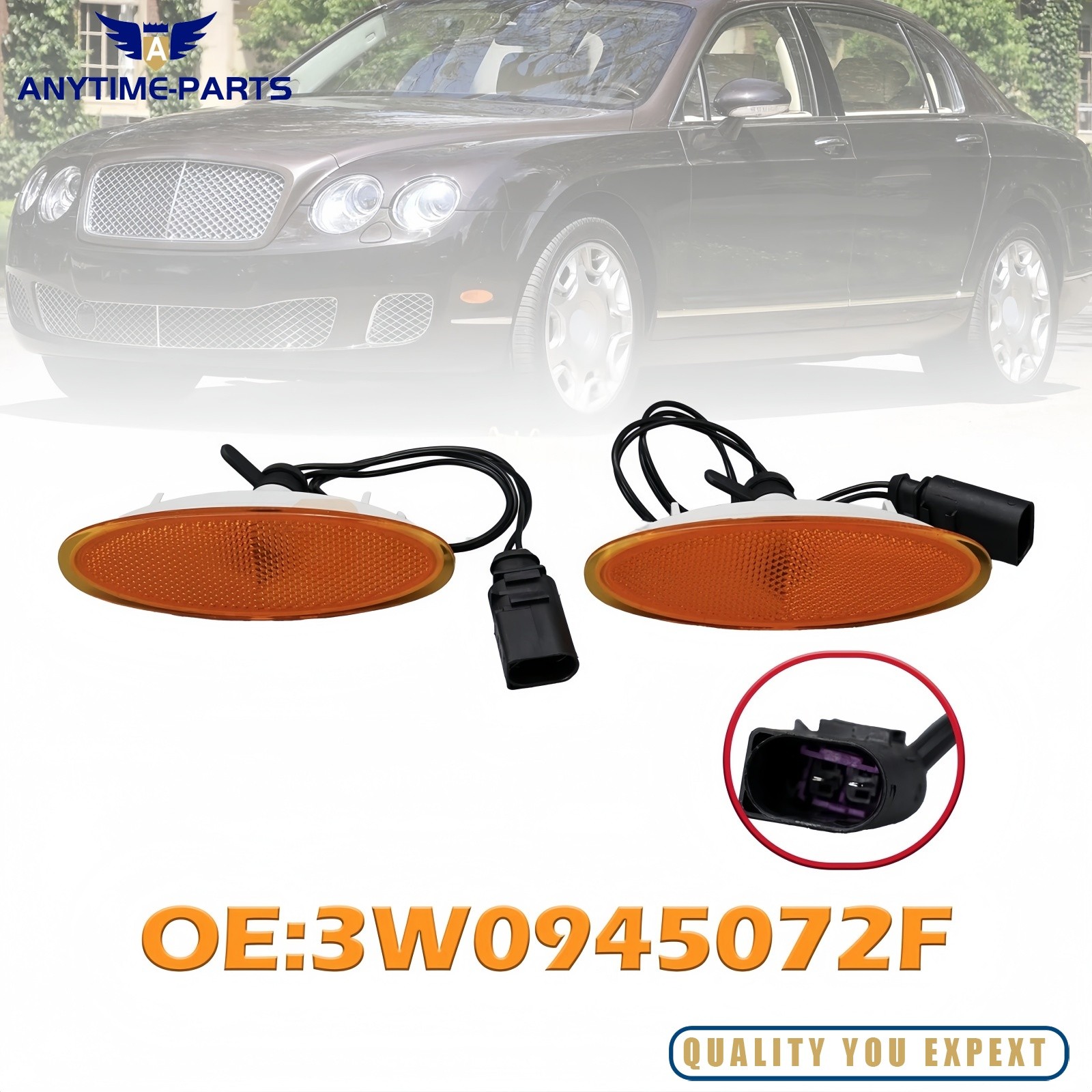 Bentley Continental GT 2004-2011 Front Right Side marker light