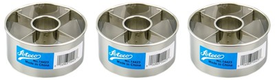Ateco Stainless Steel Doughnut Cutter, 3 ½'' (3-Pack)