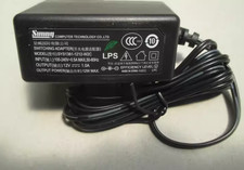 Sunny SYS1381-1212-W2C 5.5 2.1mm 12V 1A Power Supply Adapter Charger