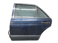 MERCEDES-BENZ S-Klasse W126 SE T&uuml;r T&uuml;re links hinten Blau Besch&auml;digt!