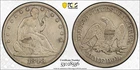 1848 PCGS Genuine - VF Details Seated Liberty Half Dollar