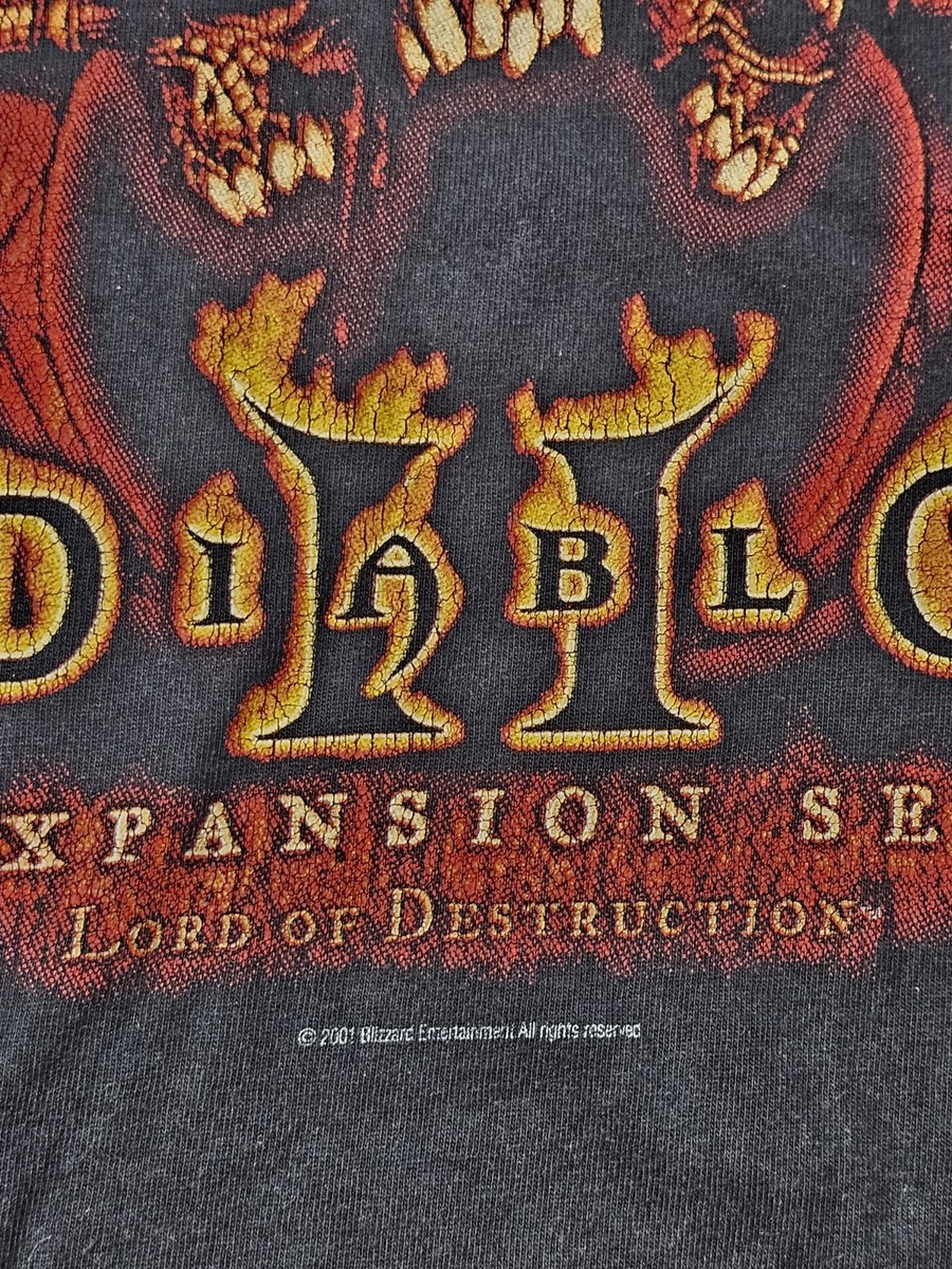Vintage Diablo II 2001 Lord of Destruction Video Game Blizzard Y2K