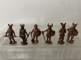 KS; Metallfiguren Wikinger 40 mm in Kupfer (Erscheinungsjahr 1976)