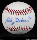 Nicky Delmonico Autograph Signed Rawlings OMLB Baseball AUTO MLB COA