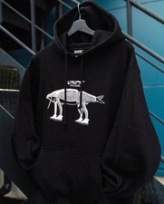 Super Rare! Limited Edition DRT Pike Street Black Hoodie Klash Ghost XL