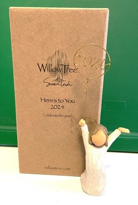 2024 Demdaco Willow Tree Here's To You Figurine Susan Lordi