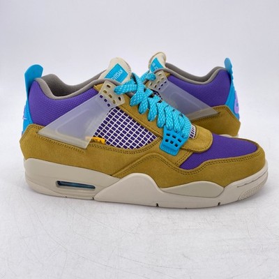 Air Jordan 4 Retro ''UNION DESERT MOSS'' 2021 - Size 9.5 - dj5718 300 (6202-40)