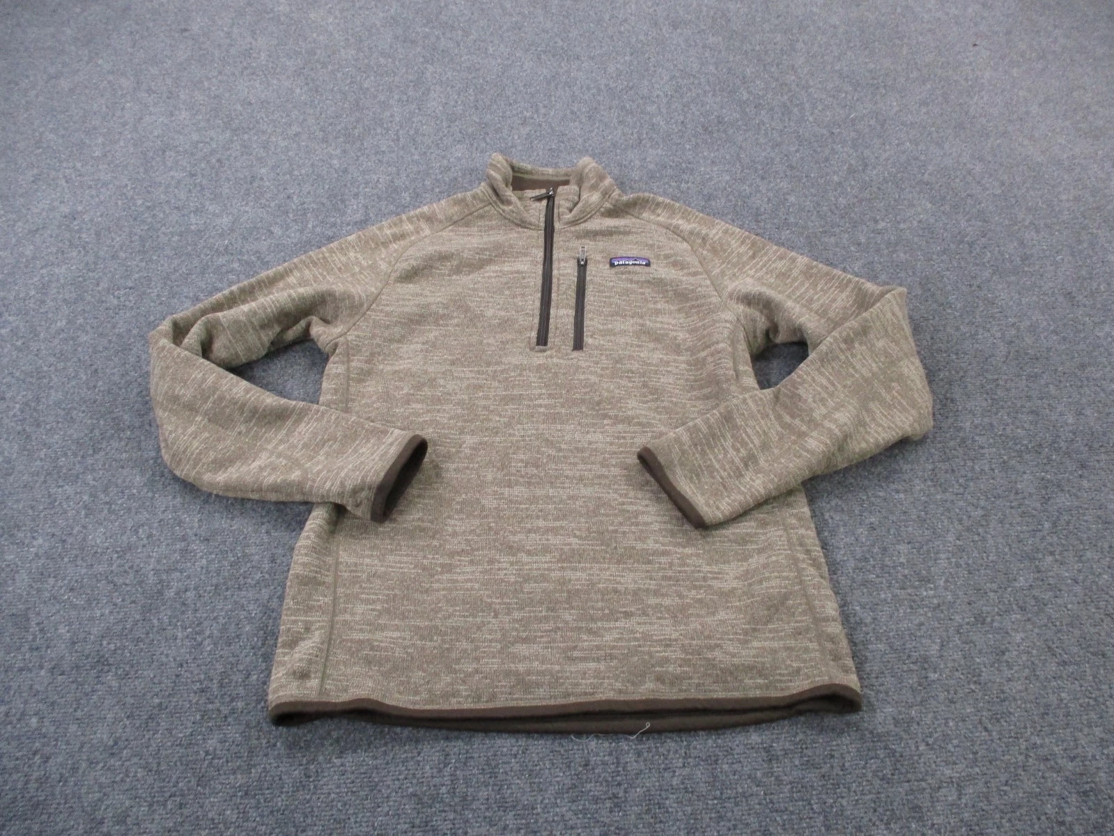 Patagonia Jacket Mens M Brown Better Sweater Fleece Jumper Hiking Camping 25522