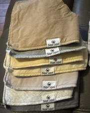 Diaper Squad Cotton Baby Bibs Set of 9 Neutral, Unisex, Boys Girls