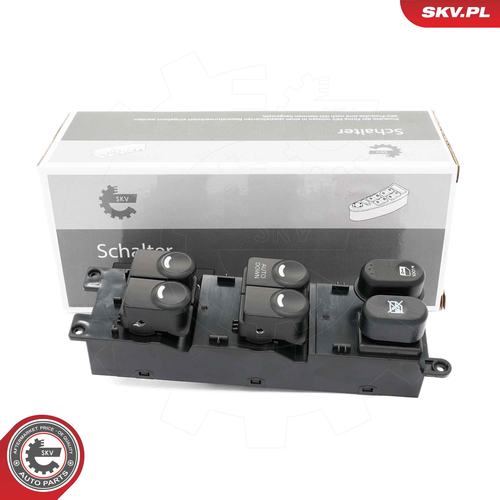 Left ESEN SKV 37SKV455 Switch, window regulator for HYUNDAI