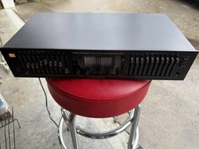 BSR EQ-3000 Graphic Equalizer 10 Band Stereo Frequency Spectrum Analyzer Japan