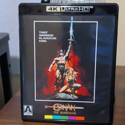 Arrow Video Conan the Barbarian 4K UHD Blu-ray Extended Cut R w/Commentary