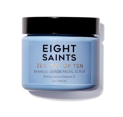 Bamboo Detox Facial Scrub - Natural Organic Exfoliator for Blackheads & Pores