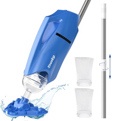 POOL VACUUM ABOVE GROUND: CORDLESS HANDHELD POOL, RECHARGEABLE SCYCJ001 - Gray