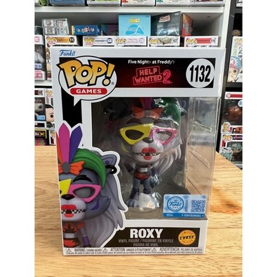 NEW IN HAND EXC LE CHASE Roxy w/ Glasses 5NAF Help Wanted 2 Funko Pop #1132 5