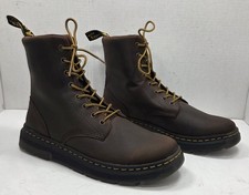 Dr. Martens Crewson Brown Leather Boots Men’s 11 Women’s 12 Lightweight Combat