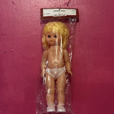 Vintage Fibre-Craft 13 Angel Doll 3049P-01 Blonde Hair Blue Eyes NOS Sealed