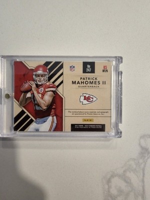 2017 Panini - Rookies Patrick Mahomes II #247 (RC)