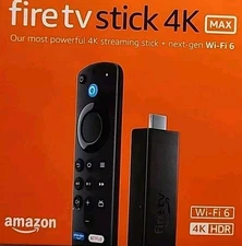 🔥 AMAZON FIRE TV Stick 4K MAX, Wi-Fi 6, Alexa Voice Remote Includes TV control