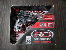 Roller Derby Inline Skates Adjustable Youth Boys Size 3-6 Red Black NEW IN BOX