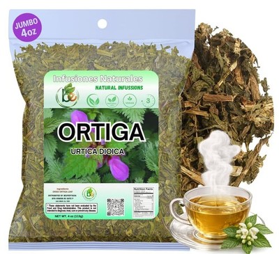 Ortiga hoja seca TE(Stinging Nettle dried Leaf & Root Loose Tea 4oz (113 gr) |