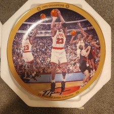 Bradford Exchange Michael Jordan 1992 Champions Limited Edition Porcelain Plate