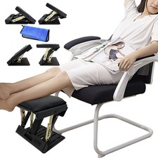 Adjustable Foot Rest for Under Desk at Work with 4 Height Levels, Under-Desk Foo