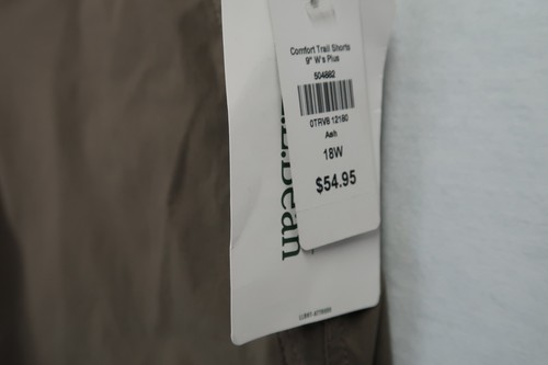 Pantaloncini LL Bean donna taglia 18W 40X9 marrone chino outdoor escursionismo casual NUOVI - Foto 3 di 9