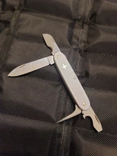 Vintage Victorinox Swiss Army Knife Old Cross Electrician 93mm Alox