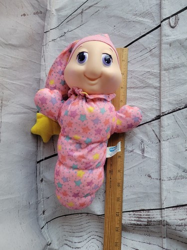 Vintage 80s Playskool Pink Stars GloWorm 1988 NO Light Insert Glow Worm - Picture 9 of 9