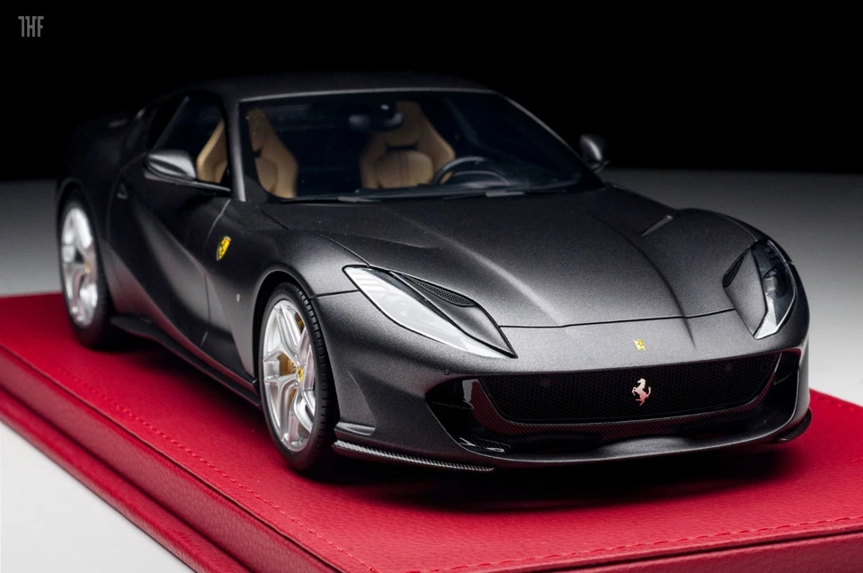 1/18 BBR Ferrari 812 Superfast 2017 Grigio Caldo Matt Ltd.270 pcs.-P1841BV - Immagine 4 di 4