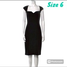 DAVID MEISTER Vintange Sweatheart Velvet  Midi Dress HOCO FORMAL Goth Women 6