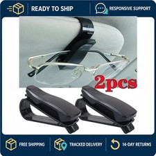Universal Car Sun Visor Sunglasses Clip Holder Card Ticket Fastener 2PCS