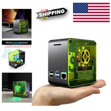 Compact Aluminum Raspberry Pi 4 Enclosure Mini Itx Motherboard Support USB Ports